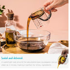 4-In-1 Adjustable Measuring Cup Multi-Functional Measuring Cup With Scraper-Style Seal Base Measurings Cube Cups For Cooking